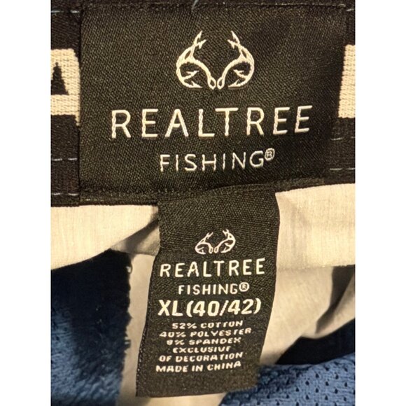 Realtree Aspect Mens Fishing Shorts Sz XL Blue/Gray Camo shorts. NWT - Picture 4 of 11